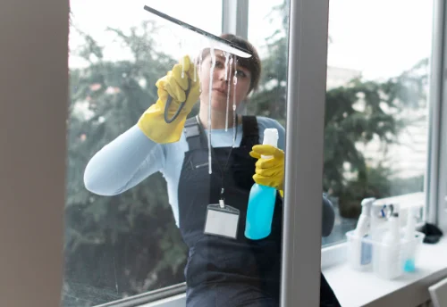 Nettoyage de vitres intérieures et extérieures à Chargé